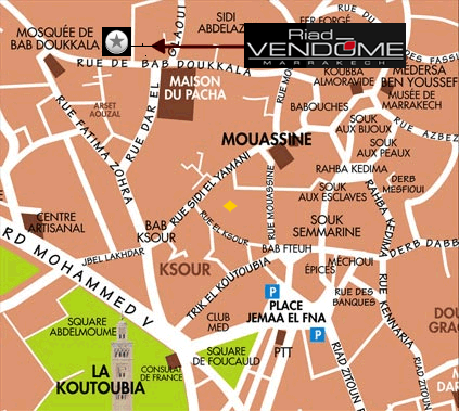 plan riad vendome